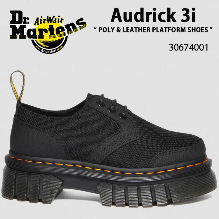 Dr.Martens hN^[}[` U[V[Y Audrick 3i Shoe Black Ajax & Black Extra Tough 50/50 30674001 3EYE 3z[  V[Y ubN fB[X pyÁzgpi