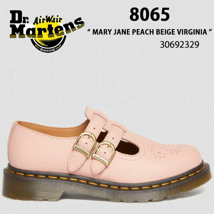 Dr.Martens hN^[}[` U[V[Y 8065 Mary Jane PEACH BEIGE VIRGINIA 30692329 8065 pegU[ [WF[ V[Y s[` x[W @[WjA fB[X pyÁzgpi