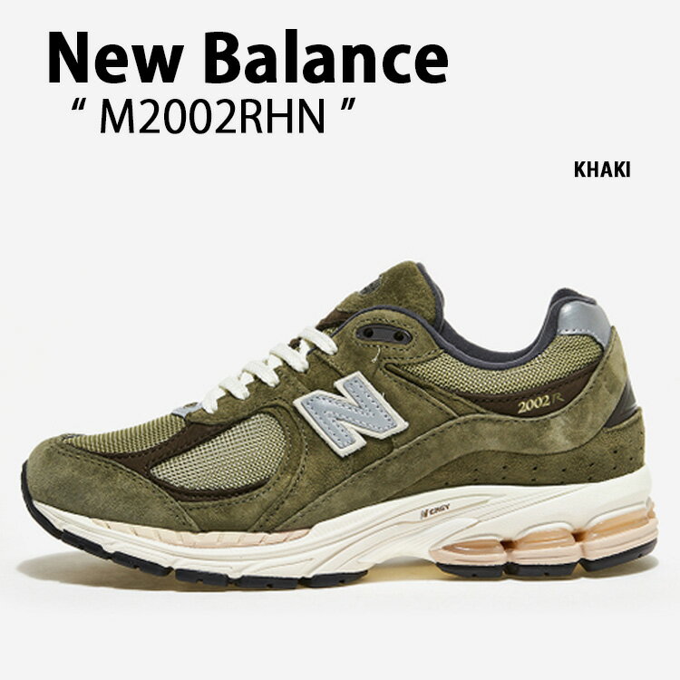 New Balance ニューバランス スニーカー M2002RHN KHAKI カーキ シューズ レザー 本革 メンズ レディース 男性用 女性用【中古】未使用品