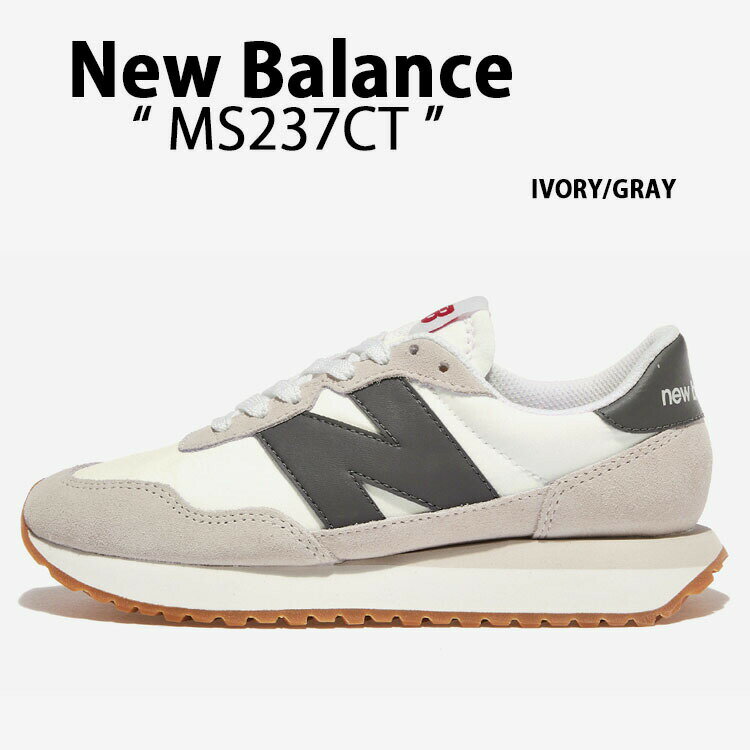 New Balance j[oX Xj[J[ MS237CT IVORY GRAY V[Y AC{[ NewBalance237 j[oX237 jAXJ[ AC{[ O[ Y fB[XyÁzgpi