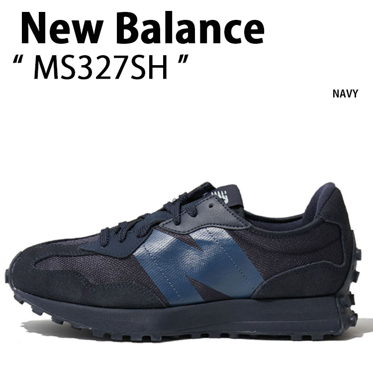 New Balance ニューバランス スニーカー MS327SH NAVY BLUE シューズ NEWBALANCE327 ネイビー ブルー ニューバランス327 ビッグN メンズ レディース 男性用 女性用未使用品