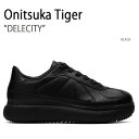 Onitsuka Tiger オニツカタイガー スニーカー DELECITY BLACK デレシティ ブラック メンズ レディース 男女共用 男性用 女性用 1183B873.002 【中古】未使用品