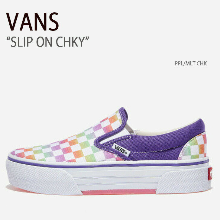 VANS oY Xj[J[ SLIP ON CHKY PPL MLT CHK V98CF RBW CHKY Xb|`L[ p[v }` Y fB[X jp pyÁzgpi