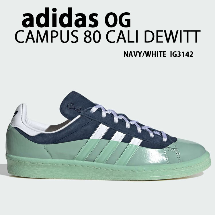 adidas originals AfB_X Xj[J[ CAMPUS 80 CALI DEWITT IG3142 LpX NAVY WHITE V[Y JfEBbg lCr[ zCg R{V[Y Y fB[XyÁzgpi