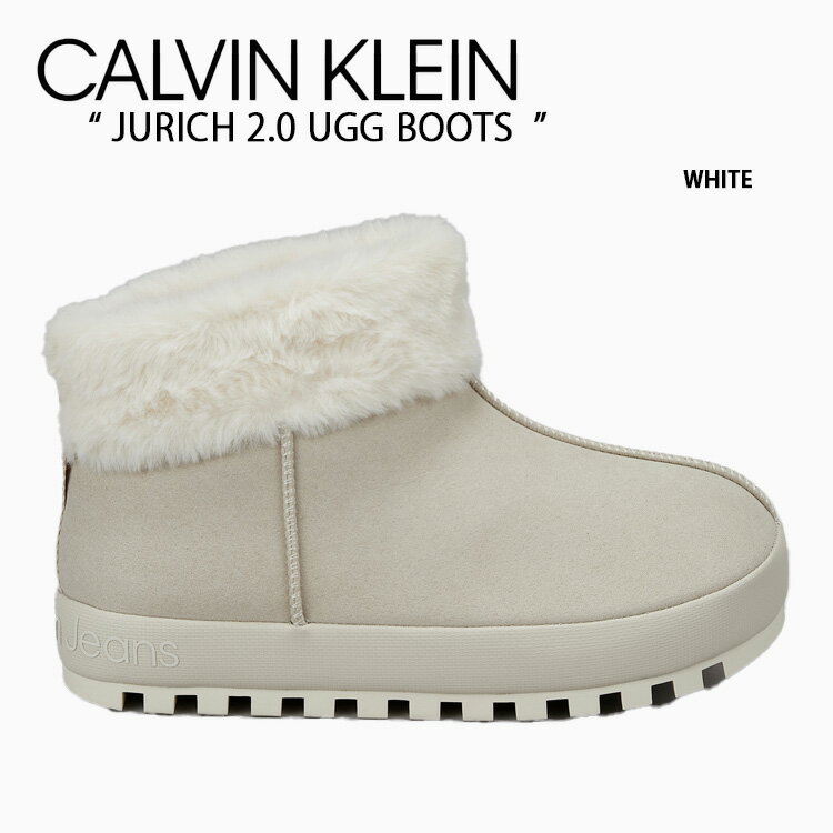 Calvin Klein JoNC T_ JURICH 2.0 UGG BOOTS WHITE CK V[Y Wb`2.0AOu[c zCg S YW012480F5 fB[X pyÁzgpi