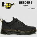 Dr.Martens ドクターマーチン シューズ REEDER 5 EXTRA TOUGH 50/50AJAX (E97) 27102001 ブラック レザー シューズ メンズ レディース 男性用 女性用【中古】未使用品