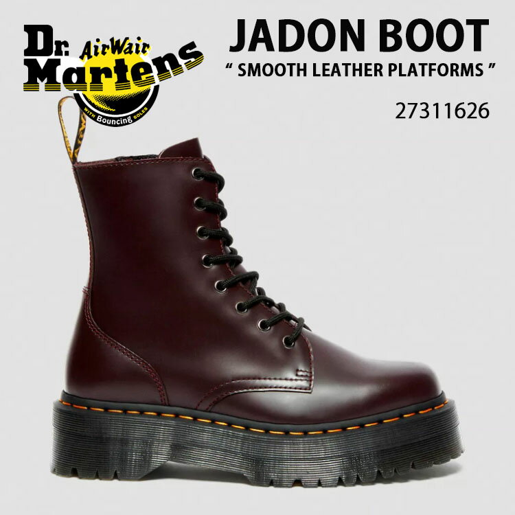 Dr.Martens hN^[}[` u[c `bNu[c JADON BOOT SMOOTH LEATHER PLATFORMS 27311626 Burgundy SMOOTH 8 z[ u[c  o[KfB X[X fB[XyÁzgpi