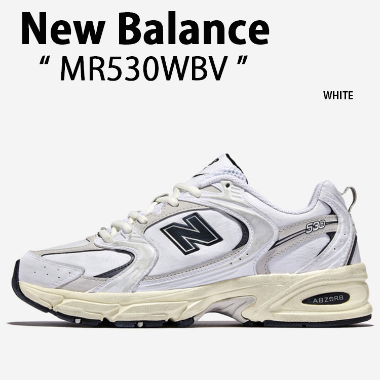 New Balance j[oX Xj[J[ MR530WBV NEWBALANCE MR530 WHITE V[Y _bhV[Y zCg Y fB[X jp pyÁzgpi