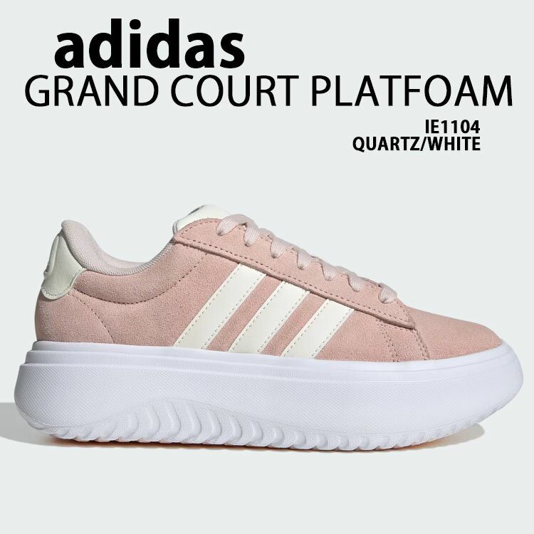 adidas AfB_X Xj[J[  GRANDCOURT PLATFORM IE1104 OhR[g vbgtH[ PINK QUARTZ WHITE V[Y V[Y sN NH[c zCg Y fB[XyÁzgpi