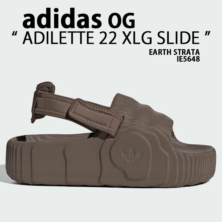 adidas originals AfB_X fB[X T_  ADILETTE 22 XLG SLIDE IE5648 uE EARTH STRATA AfBb^ XgbvT_ T_ |S Y fB[XyÁzgpi