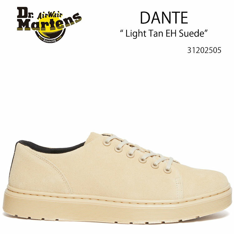 Dr.Martens ドクターマーチン スニーカー DANTE 6H Light Tan EH Suede 31202505 シューズ ベージュスエード メンズ レディース 男性用 女性用 男女兼用【中古】未使用品