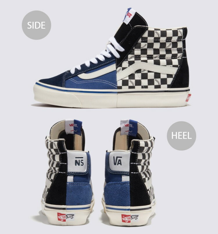 VANS バンズ スニーカー SUEDE CLASH THE WALL LX CANVAS BLACK CHECKERBOARD VN000CNKBKC スエードクラッシュザウォールLX キャンバスブラックチェッカーボード メンズ レディース 男性用 女性用