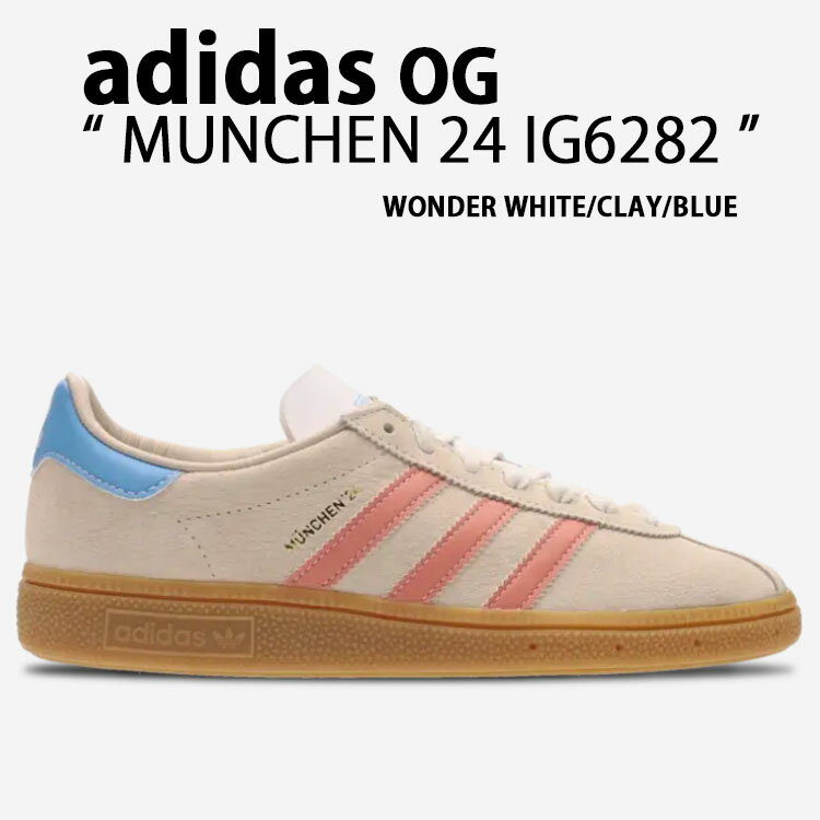 adidas originals AfB_X fB[X Xj[J[ MUNCHEN 24 IG6282 ~w UEFA EURO 2024 WHITE CLAY BLUE V[Y XG[h Ko[\[ ݃J[ jAXJ[ zCg NC u[yÁzgpi