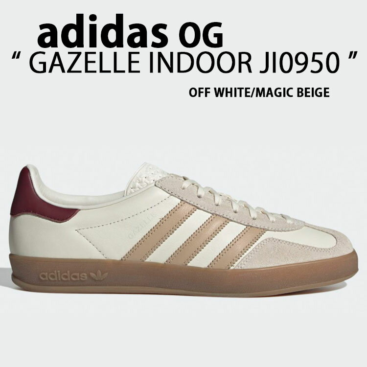 adidas originals AfB_X Xj[J[ GAZELLE INDOOR IH0376 K[ ChA OFF WHITE BEIGE RED V[Y U[ {v eXn T-gD jAXJ[ ݃J[ ItzCg x[W Y fB[XyÁzgpi