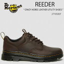 Dr.Martens ドクターマーチン シューズ REEDER CRAZY HORSE LEATHER UTILITY SHOES 27103207 Dark Brown Crazy Horse ダークブラウン クレイジーホース レザー シューズ メンズ レディース 男性用 女性用【中古】未使用品