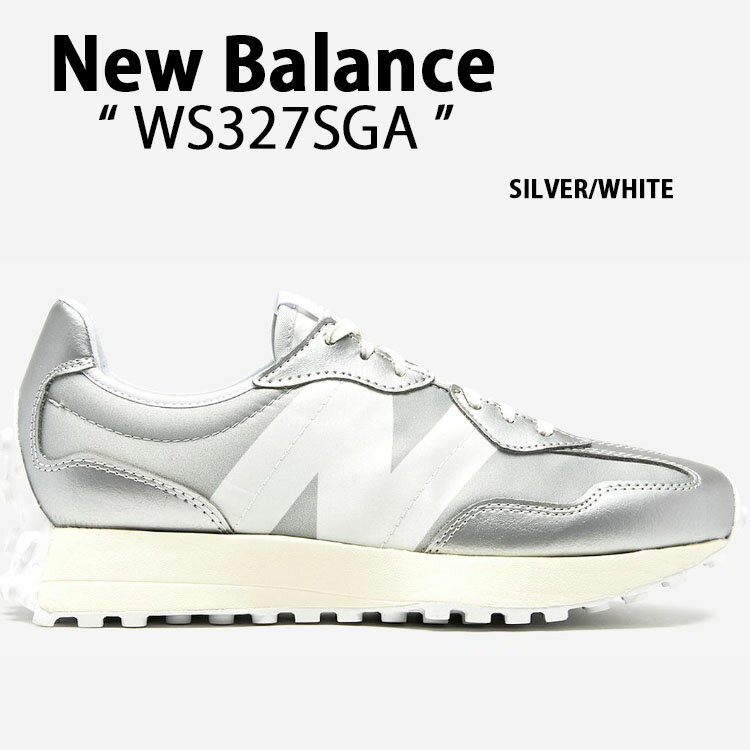 New Balance j[oX fB[X Xj[J[ WS327SGA SILVER WHITE V[Y Glosy Pack NewBalance327 j[oX327 Vo[ zCg ObV[ fB[XyÁzgpi