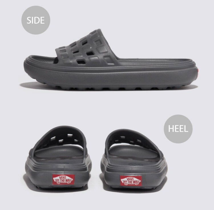VANS バンズ サンダル SLIDE-ON VR3 PEWTER VN000BCBPWT スライドオンVR3 ピューター メンズ レディース 男性用 女性用 【中古】未使用品