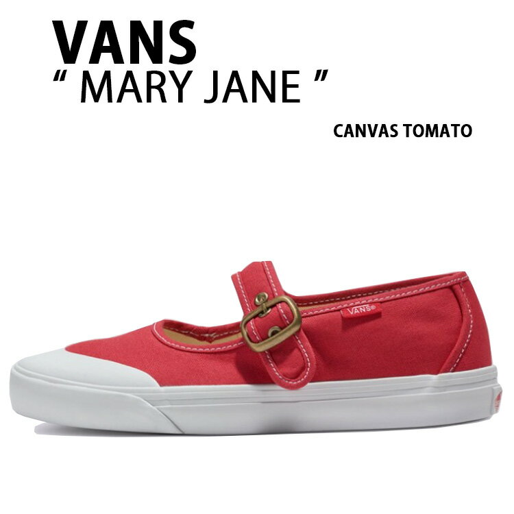 VANS バンズ スニーカー MARY JANE CANVAS TOMATO VN000CRRH2D メリージェーン キャンバス トマト レディース 女性用 【中古】未使用品