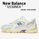 New Balance ニューバランス スニーカー U530NEA WHITE BLUE シューズ ホワイト ブルー NewBalance530 メッシュ 軽い カジュアル メンズ レディース【中古】未使用品