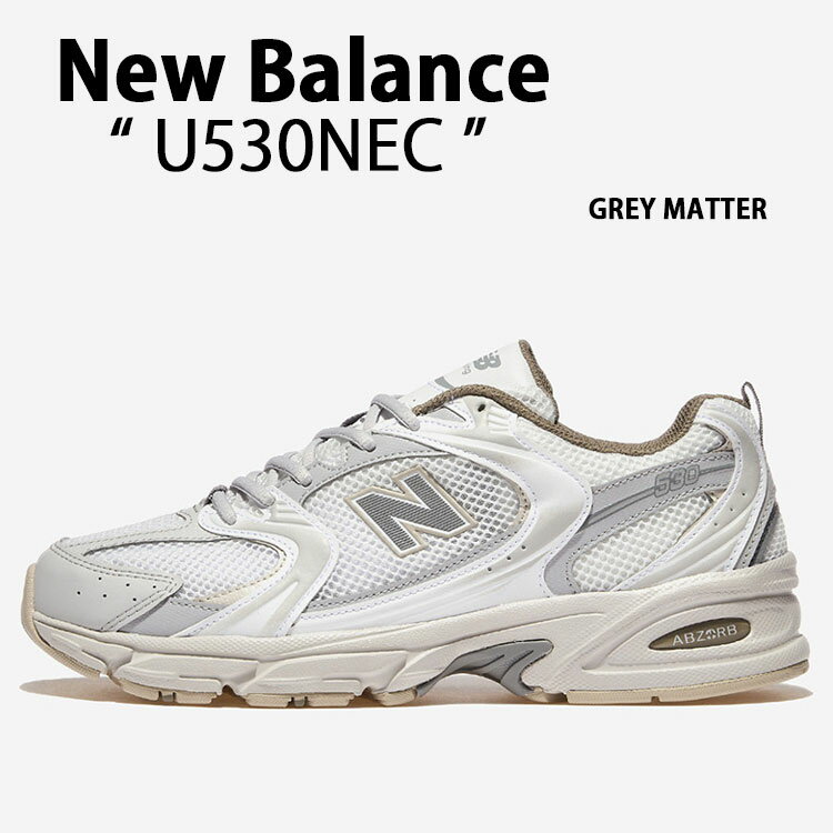 New Balance ニューバランス スニーカー U530NEC GREY シューズ グレー NewBalance530 メッシュ 軽い カジュアル メンズ レディース【中古】未使用品