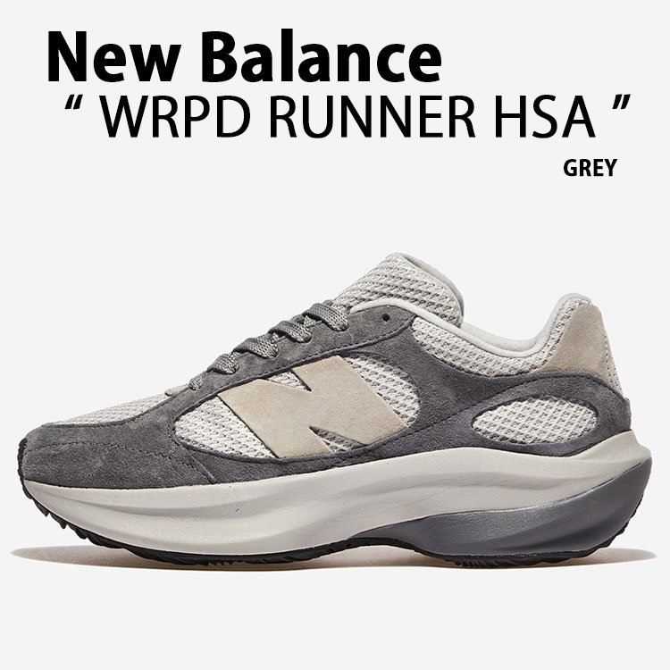 New Balance ニューバランス スニーカー WRPD RUNNER UWRPDHSA GREY シューズ ワープドランナー グレー メンズ レディース【中古】未使用品