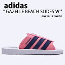adidas original アディダス レディース サンダル GAZELLE BEACH SLIDES W JQ7445 PINK BLUE シューズ ガゼル ビーチ スライド ピンク ブルー スリッパ 女性用【中古】未使用品(4)