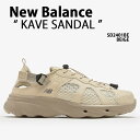 New Balance ニューバランス サンダル KAVE SANDAL SD2401BE BEIGE シューズ newbalance2401 カブーサンダル スポーツサンダル メッシュ ベージュ メンズ レディース【中古】未使用品