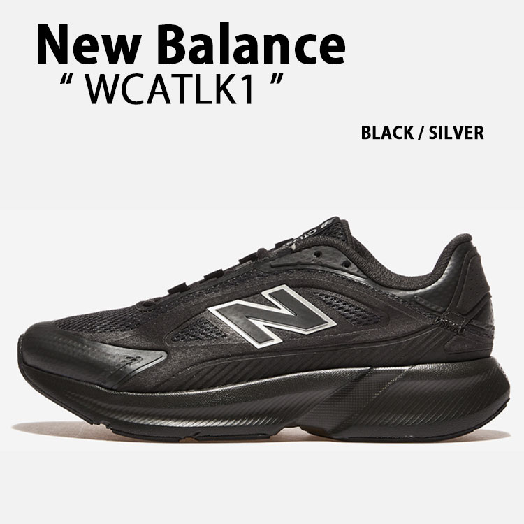 New Balance ニューバランス レディース スニーカー WCATLK1 BLACK シューズ ブラック ランニングシューズ メッシュ 厚底 プラットフォーム【中古】未使用品