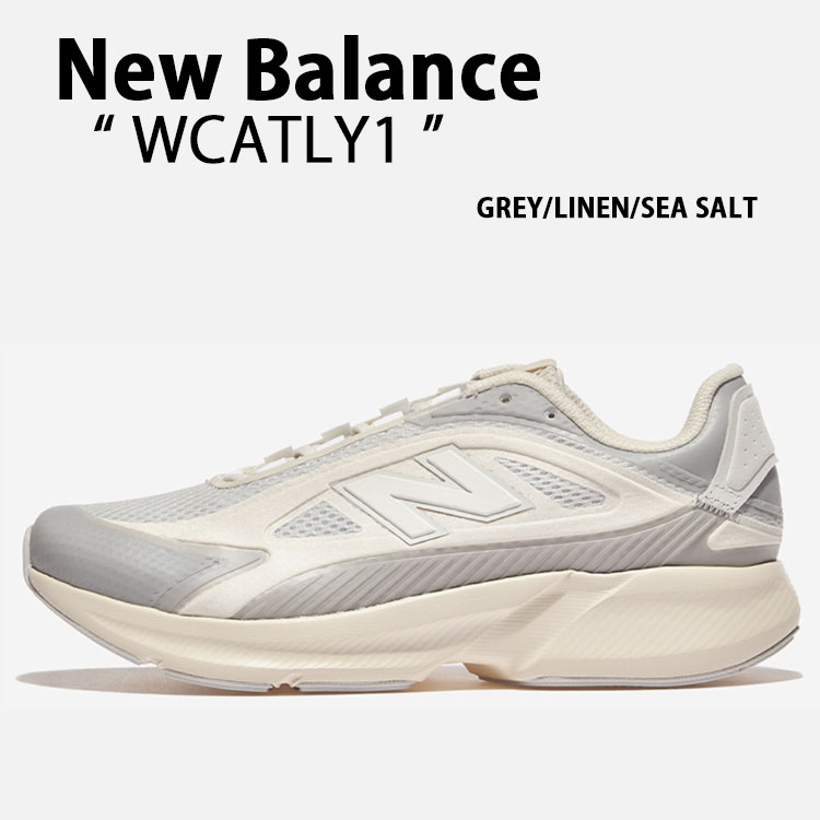 New Balance ニューバランス レディース スニーカー WCATLY1 GREY シューズ グレー ランニングシューズ メッシュ 厚底 プラットフォーム【中古】未使用品