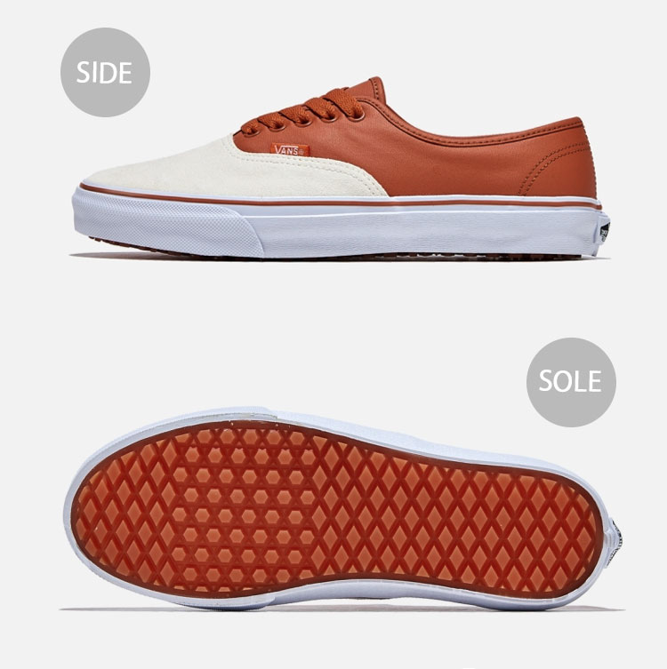 VANS バンズ スニーカー AUTHENTIC WHITE ORANGE V44CF BBS オーセンティック ホワイト オレンジ スエード ローカット メンズ 男性用