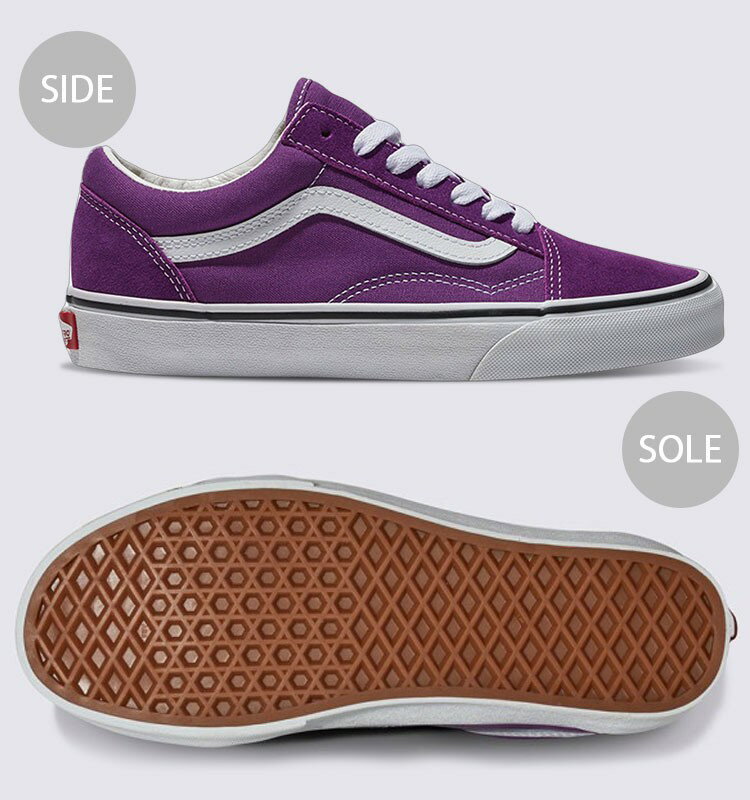 VANS バンズ スニーカー COLOR THEORY OLD SKOOL PURPLE MAGIC VN0007NT1N8 カラーセオリー オールドスクール パープルマジック メンズ レディース 男性用 女性用