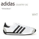 adidas アディダス スニーカー COUNTRY OG White Black S79106 メンズ レディース 男女共用 男性用 女性用【中古】未使用品