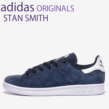 adidas アディダス スニーカー STAN SMITH スタンスミス ネイビー スエード FZ0024 メンズ レディース 男女共用 男性用 女性用【中古】未使用品