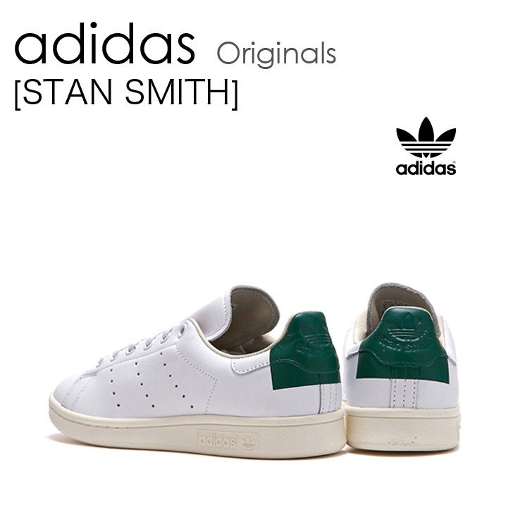 adidas アディダス スニーカー STAN SMITH スタンスミス ホワイト ブルー EE5788 メンズ レディース 男女共用 男性用 女性用【中古】未使用品