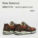 New Balance ニューバランス スニーカー 991 ENGLAND イングランド M991BTG Gentleman Pack メンズ 男性用【中古】未使用品