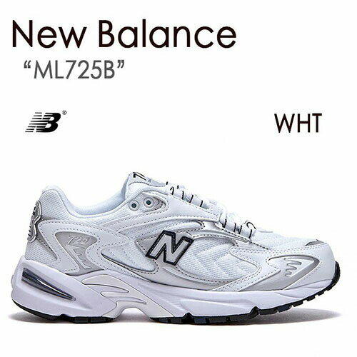 New Balance ニューバランス スニーカー 725 WHITE ホワイト ML725B メンズ レディース 男女共用 男性用 女性用【中古】未使用品