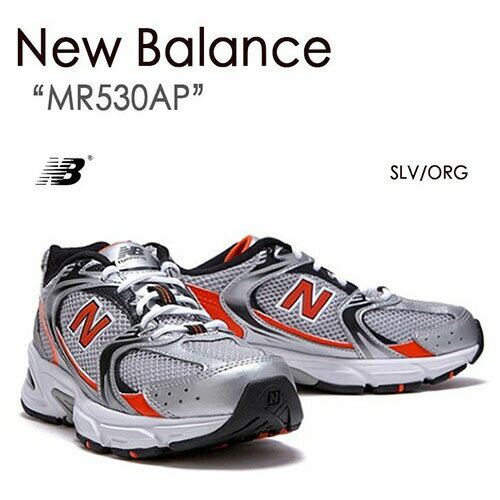 New Balance ニューバランス スニーカー 530 シルバー オレンジ MR530AP メンズ レディース 男女共用 男性用 女性用【中古】未使用品