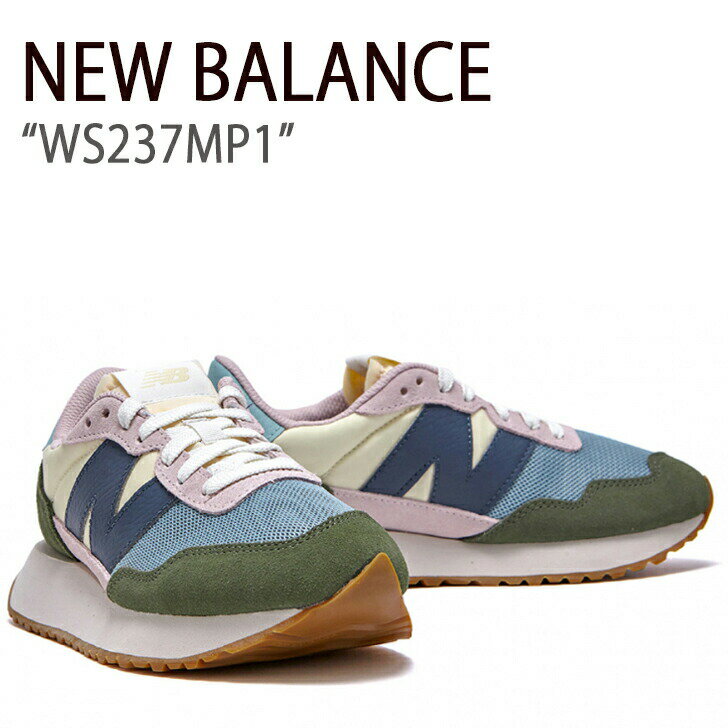 New Balance ニューバランス スニーカー 237 BLUE PINK ブルー ピンク WS237MP1 レディース 女性用【中古】未使用品