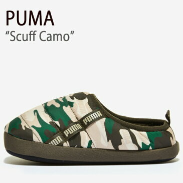 Puma プーマ スニーカー Scuff Camo ミュール スリッポン フォレストナイト カモフラージュ 385278-02 メンズ レディース 男女共用 男性用 女性用【中古】未使用品