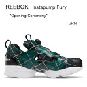 REEBOK リーボック スニーカー INSTAPUMP FURY Opening Ceremony グリーン オープニングセレモニー FW2474【中古】未使用品