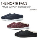 The North Face ノースフェイス スニーカー MULE SLIPPER ミュール スリッパ ダウン GOOSE DOWN ホワイトレーベル ブラック ネイビー ワイン NS93K64 A B C K J【中古】未使用品(4)
