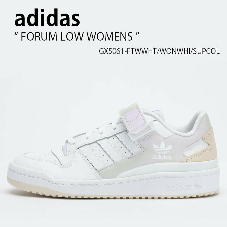 adidas AfB_X Xj[J[ FORUM LOW WOMENS tH[ [ FTWWHT WONWHI SUPCOL zCg GX5061 fB[X pyÁzgpi