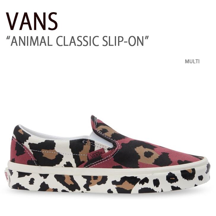 VANS Х ˡ ANIMAL CLASSIC SLIP-ON MULTI ˥ޥ륯饷ååݥ ޥ  塼  ǥ ˽   VN000XG8AZO1š̤