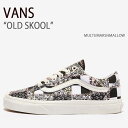 VANS バンズ レディース スニーカー OLD SKOOL MULTI MARSHMALLOW オールドスクール マルチ マシュマロ ヴァンズ シューズ 女性用 VN0A38G19FY【中古】未使用品