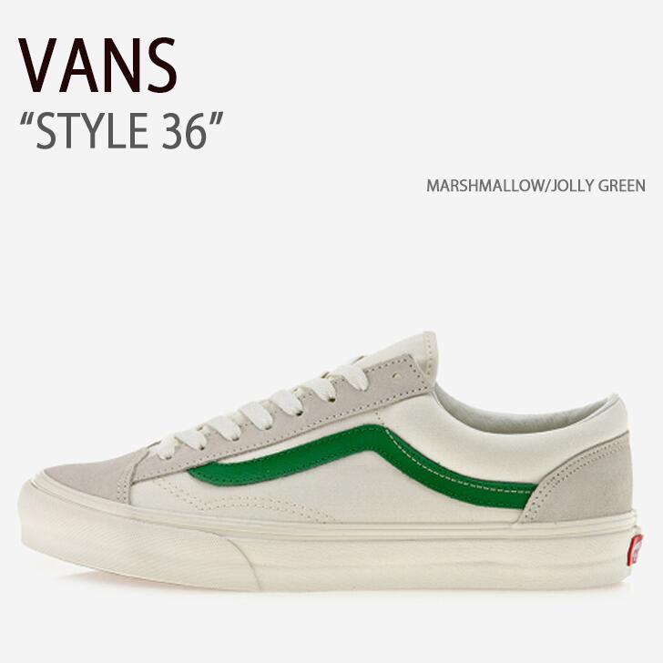 VANS oY Xj[J[ STYLE 36 MARSHMALLOW JOLLY GREEN X^C36 }V} W[O[ @Y V[Y Y fB[X jp jp p VN0A3DZ3RFXyÁzgpi