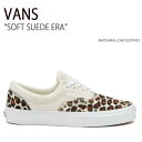 VANS バンズ スニーカー SOFT SUEDE ERA MARSHMALLOW LEOPARD ソフトスエードエラ マシュマロ レオパード ヴァンズ シューズ メンズ レディース 男女兼用 男性用 女性用 VN0A4BV4UOV1【中古】未使用品