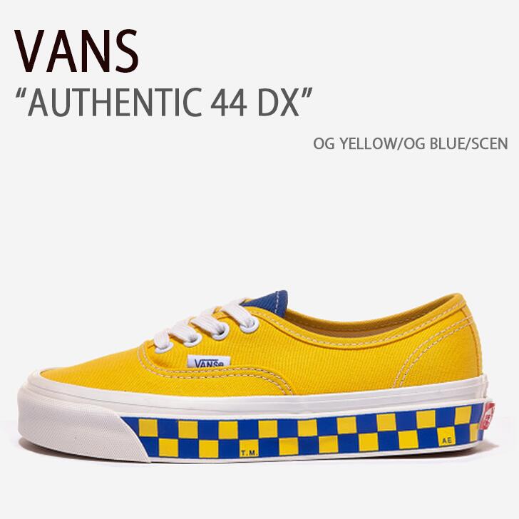 VANS oY Xj[J[ AUTHENTIC 44 DX OG YELLOW OG BLUE SCEN I[ZeBbN44fbNX CG[ u[ @Y V[Y Y fB[X jp jp p VN0A54F241OyÁzgpi