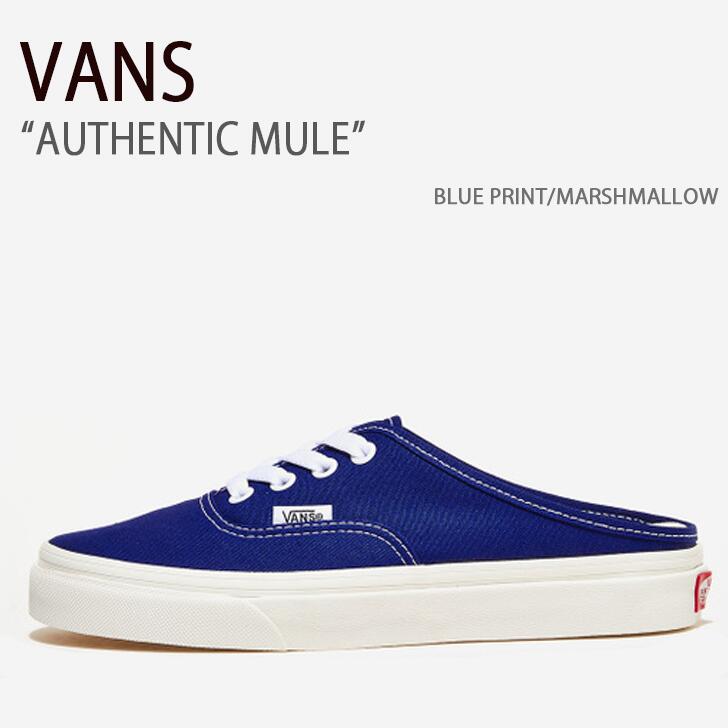 VANS oY Xj[J[ AUTHENTIC MULE BLUE PRINT MARSHMALLOW I[ZeBbN~[ u[vg }V} @Y V[Y Y fB[X jp jp p VN0A54F72BKyÁzgpi