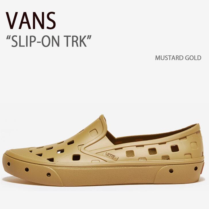 VANS バンズ スニーカー SLIP-ON TRK MUSTARD GOLD スリッポントラック マスタードゴールド ヴァンズ シューズ メンズ レディース 男女兼用 男性用 女性用 VN0A5HF8BAE