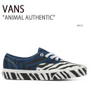 VANS バンズ スニーカー ANIMAL AUTHENTIC MULTI アニマルオーセンティック マルチ ヴァンズ シューズ メンズ レディース 男女兼用 男性用 女性用 VN0A5KRDASQ1【中古】未使用品